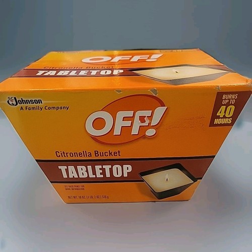 OFF! 18 Oz. 1-Wick Tabletop Citronella Candle 70801 OFF! 70801 046500708015 - Picture 1 of 3