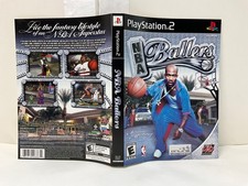 Slip Case Artwork Only NBA Ballers Basketball PS2 Playstation 2 Sleeve OEM BK
