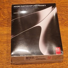 Photoshop Lightroom 3 Retail Box Set Factory Sealed Windows Mac
