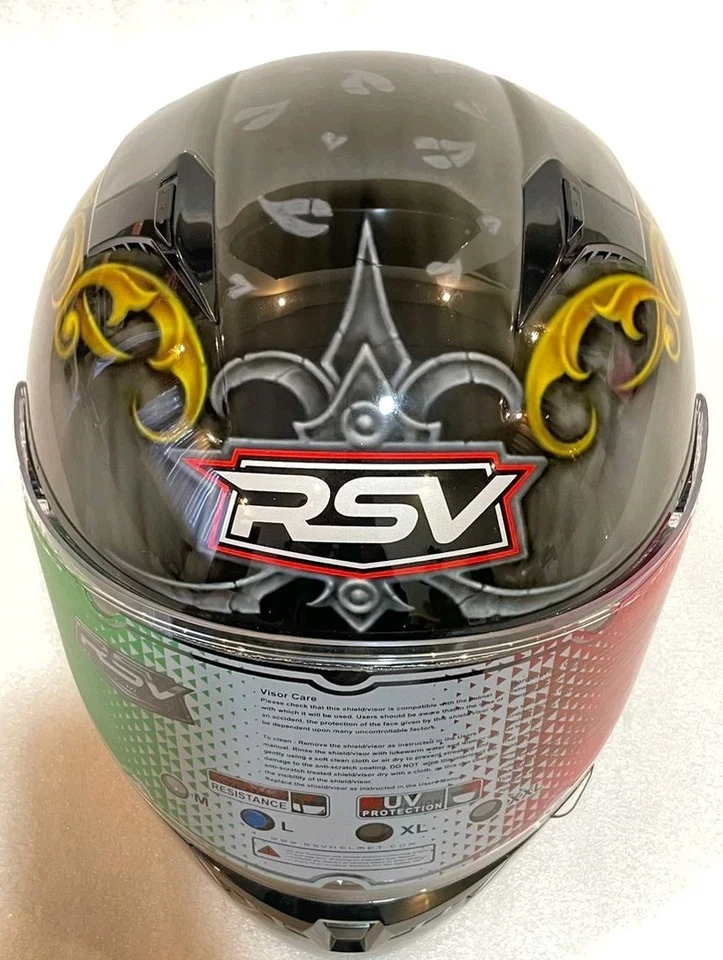 CASCO RSV MOTO PERSONALIZADO "BATIK" (O HECHO A PETICIÓN), AIRBRUST NO PEGATINA Foto 3 de 4
