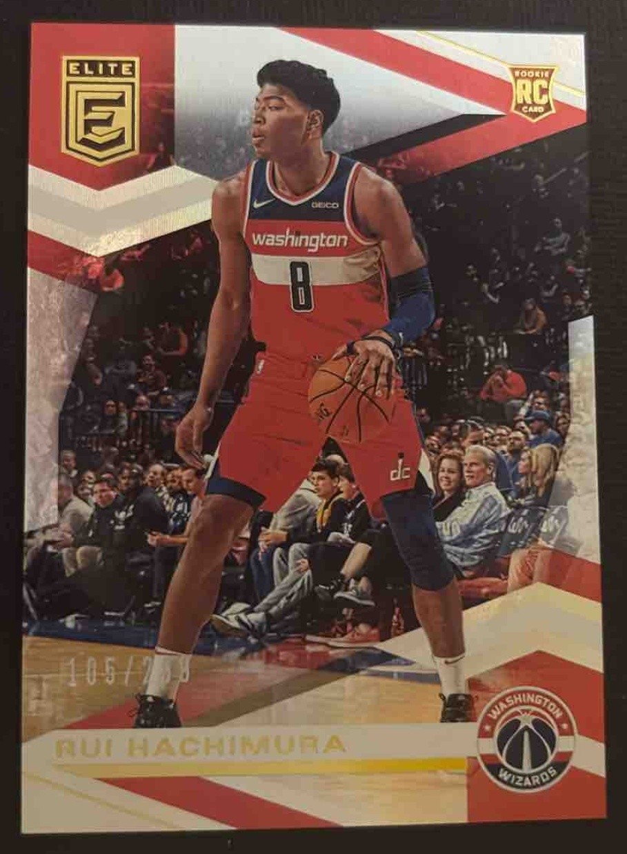 2019-20 Panini Donruss Elite Rui Hachimura /299 RC Wizards