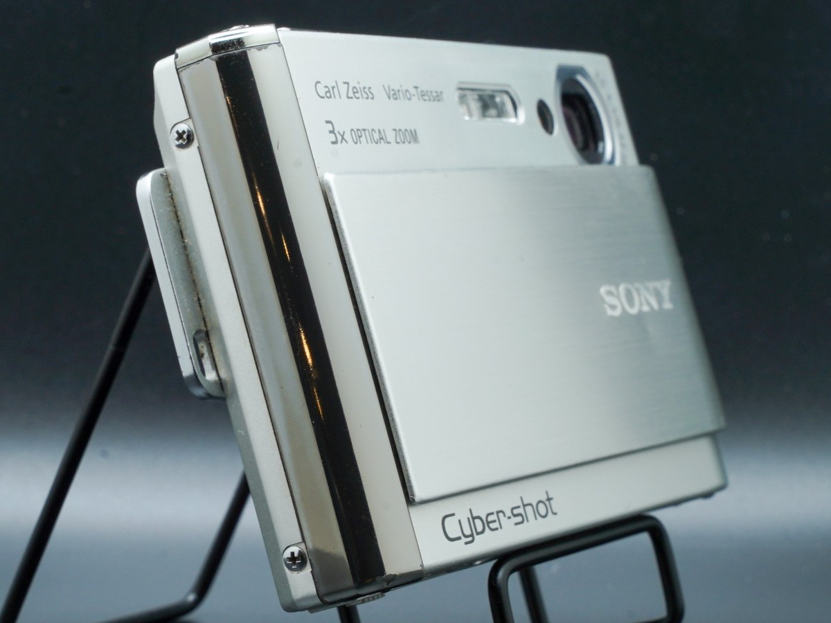 Sony Cyber-shot DSC-T70 8.1MP Digital Camera - Silver for sale