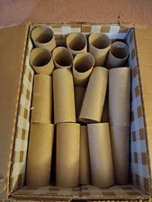 50+ EMPTY TOILET PAPER ROLLS Cleaned Cardboard Crafts Art Supplies DIY School
