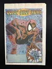Comic Shop News #154 1990 June Previews Spider-Man #1 Todd Mcfarlane Cover