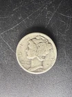 1944 Mercury Dime 90% Silver US Coin – Circulated WWII Era