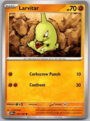 Larvitar 105/197 Obsidian Flames Common