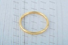 2 mm Plain Wedding Band For Women In Solid 14k Yellow Gold Over