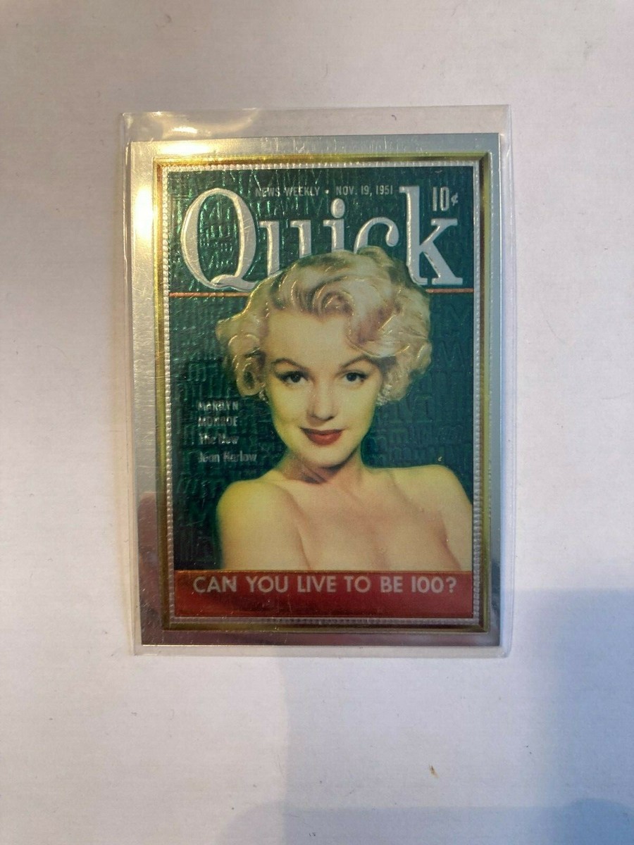 1993 Sports Time Marilyn Monroe Chromium Chase Card The Midas