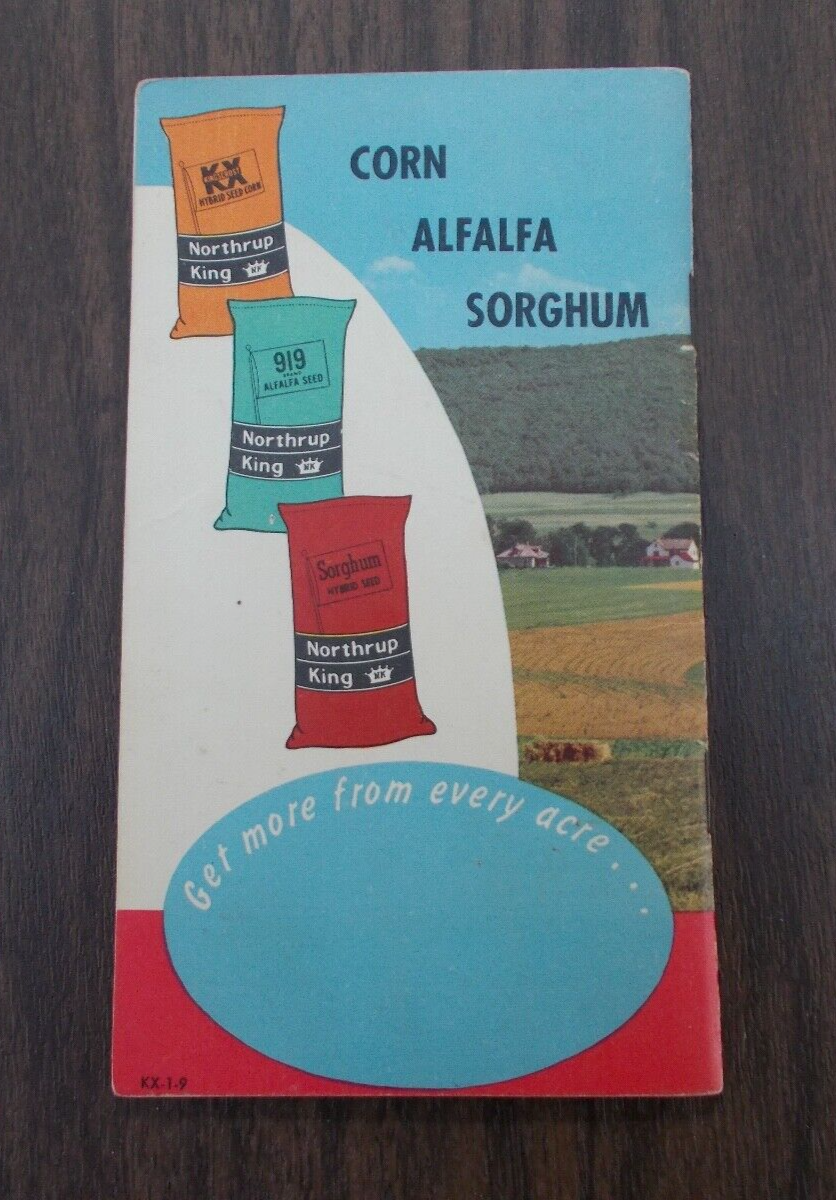 Vintage 1959 Northrup, King & Co. Seeds, Farming Booklet XX-1-9 | eBay