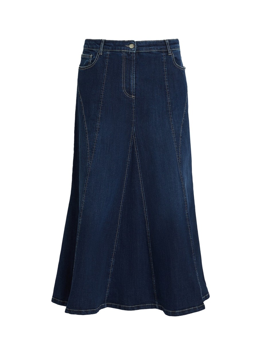 PERSONA By MARINA RINALDI Midi Dress Jeans 2413101131600 Acline | eBay