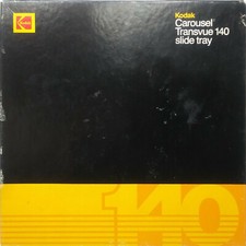 Kodak 80 Picture Carousel Transvue 140 Slide Tray with Original Factory Box