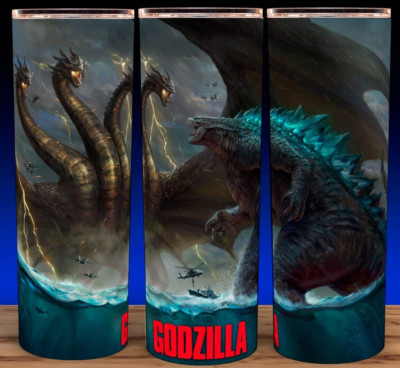 Godzilla vs King Ghidorah King of Monsters Cup Mug Tumbler