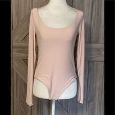NWOT LEITH Scoopneck long sleeve bodysuit medium medium