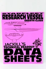 Jackill's Technical Readout Data Sheets Star Trek Starfleet Research Vessel Ober