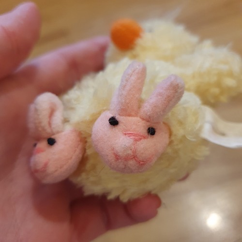 Tiny Russ Berry Chippy Chick Plush Soft Toy Pink Bunny Slippers Rare Vintage ? - Picture 7 of 12