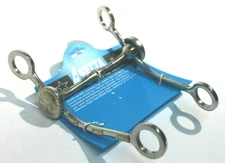 Abetta Brand Fancy Engraved Stainless Steel 4 3/4" Center Hinge Bit 15446