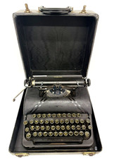 VTG 1941 Smith Corona Sterling Floating Shift  Portable Manual Typewriter W/Case thumbnail