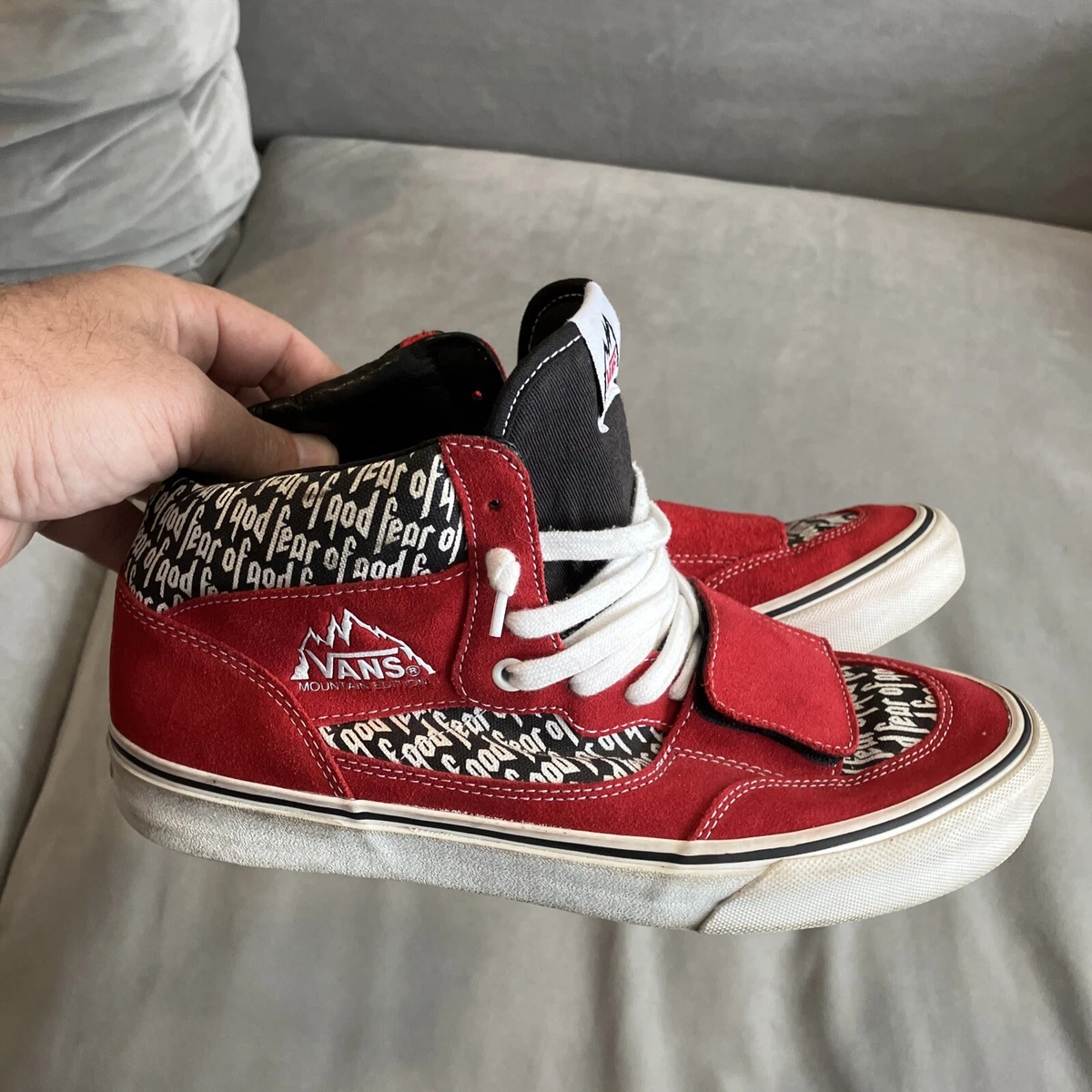 jeg behøver Udvikle kaskade AWESOME - Vans Mountain Edition - Fear of God - Red - Size Men 10-  VN0A3MQ4PQP | eBay