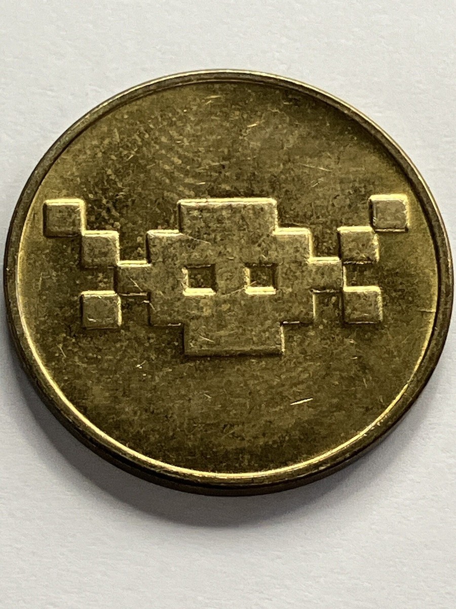 Rare The Grid Arcade Token Old Town Landing Michigan Defunct #st1