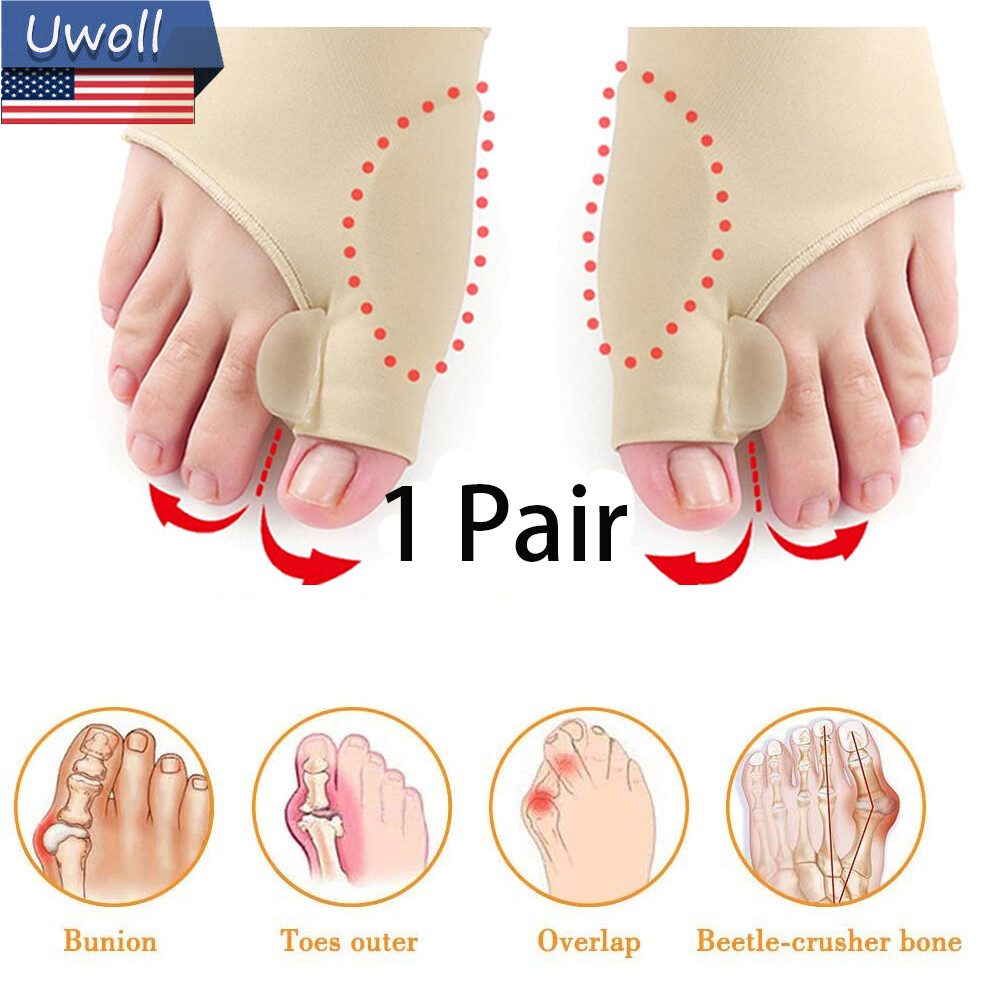 Toe Separator Hallux Valgus Bunion Corrector Orthotics Feet Pain Relief