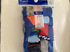 Boys Wonder Nation 10 Pack Multi Color Boxer Briefs Size L 10-12 Husky NEW