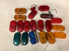 PARTS LOT #91 clearance lights SIGNAL STAT PM trailer CAMPER Lamp Lenses