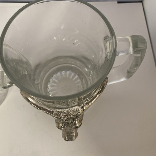 LOT OF 2 Arthur Court Pewter Metal Longhorn Steer Bull Pilsner Beer Glass 5.5” - Picture 6 of 8