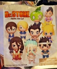 Dr. Stone Figural Bag Clip Keyring - YOU CHOOSE