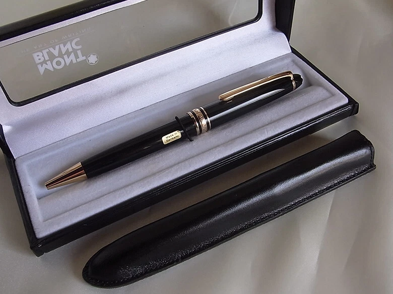 Black Metal Mont Blanc Pen, For Office, Packaging Type: Box