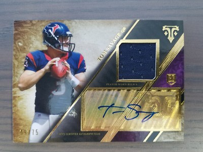 2014 Topps Triple Threads Rookie Autographed Relics #TTRAR-33 Tom Savage Auto