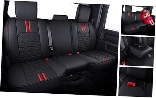 RAM Seat Covers Fit for 2009-2023 2024 XYRAM/1 Rear Seat Cover/Black-Red