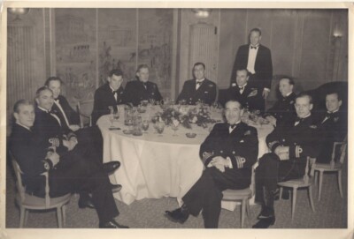 LARGE ORIGINAL PHOTO PRINCE PHILIP EARL MOUNTBATTEN EVENING BEFORE WEDDING 1947