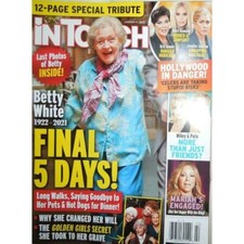 BETTY WHITE in touch 12 PAGE TRIBUTE final 5 days LAST PHOTOS golden girls