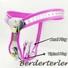 Stainless Steel Chastity Belt for Women Female Adjustable Panties Bondage Device
