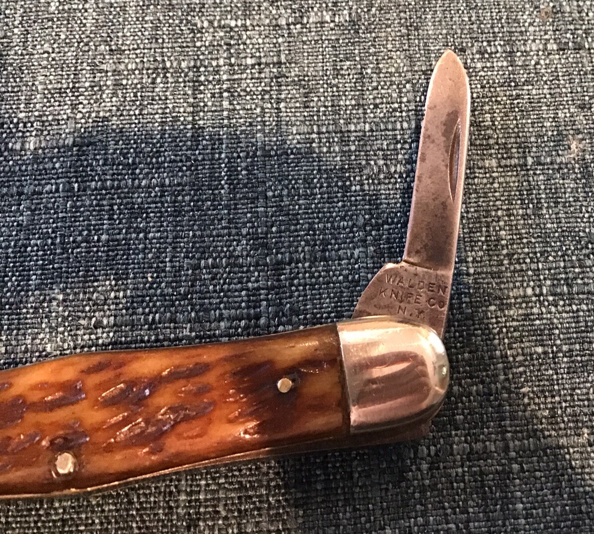 Vintage Walden Knife Co. N.Y. 2 Blade Pocket Knife eBay