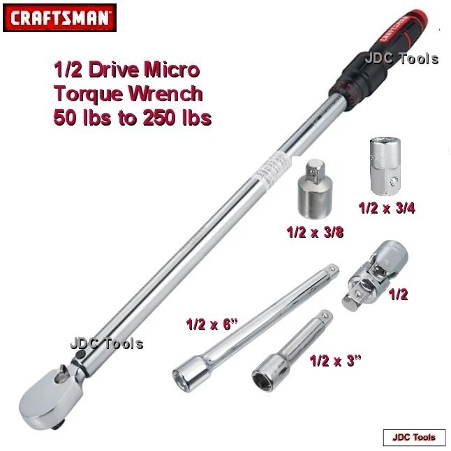 Craftsman 1/2 Drive Torque Wrench CMMT99434 | eBay