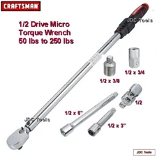 Craftsman 1/2 Drive Torque Wrench CMMT99434
