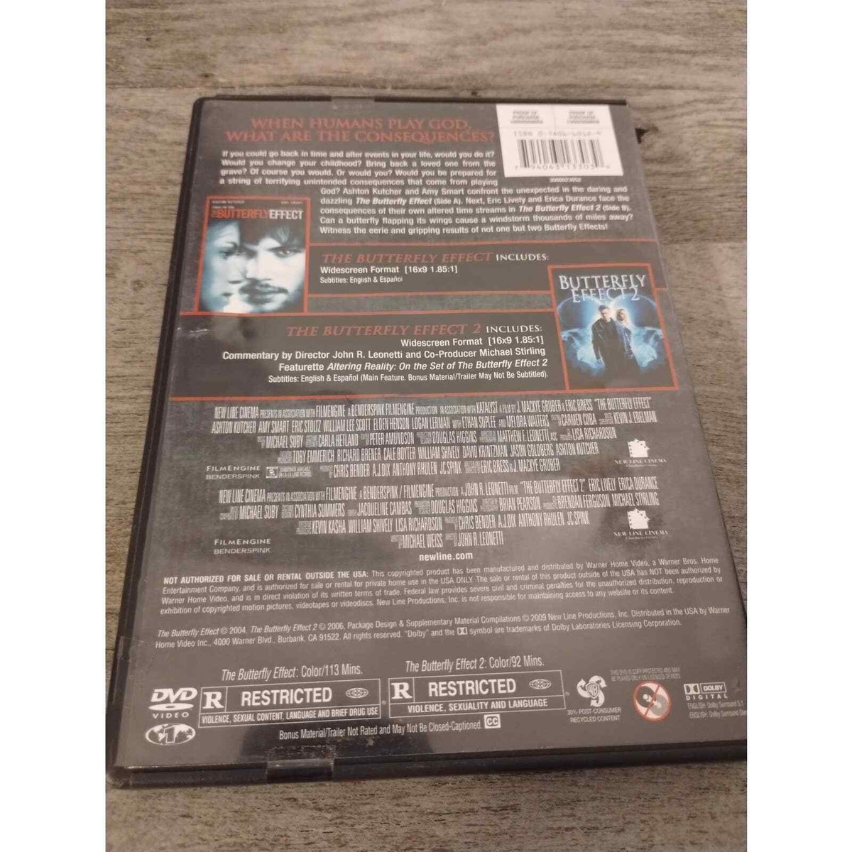 The Butterfly Effect 2枚組DVD The Butterfly Effect 2枚組DVD The Butterfly Effect/The Butterfly