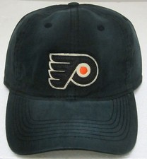 NHL Philadelphia Flyers Black One Size Fits All Flex Fitted Slouch Hat By Reebok