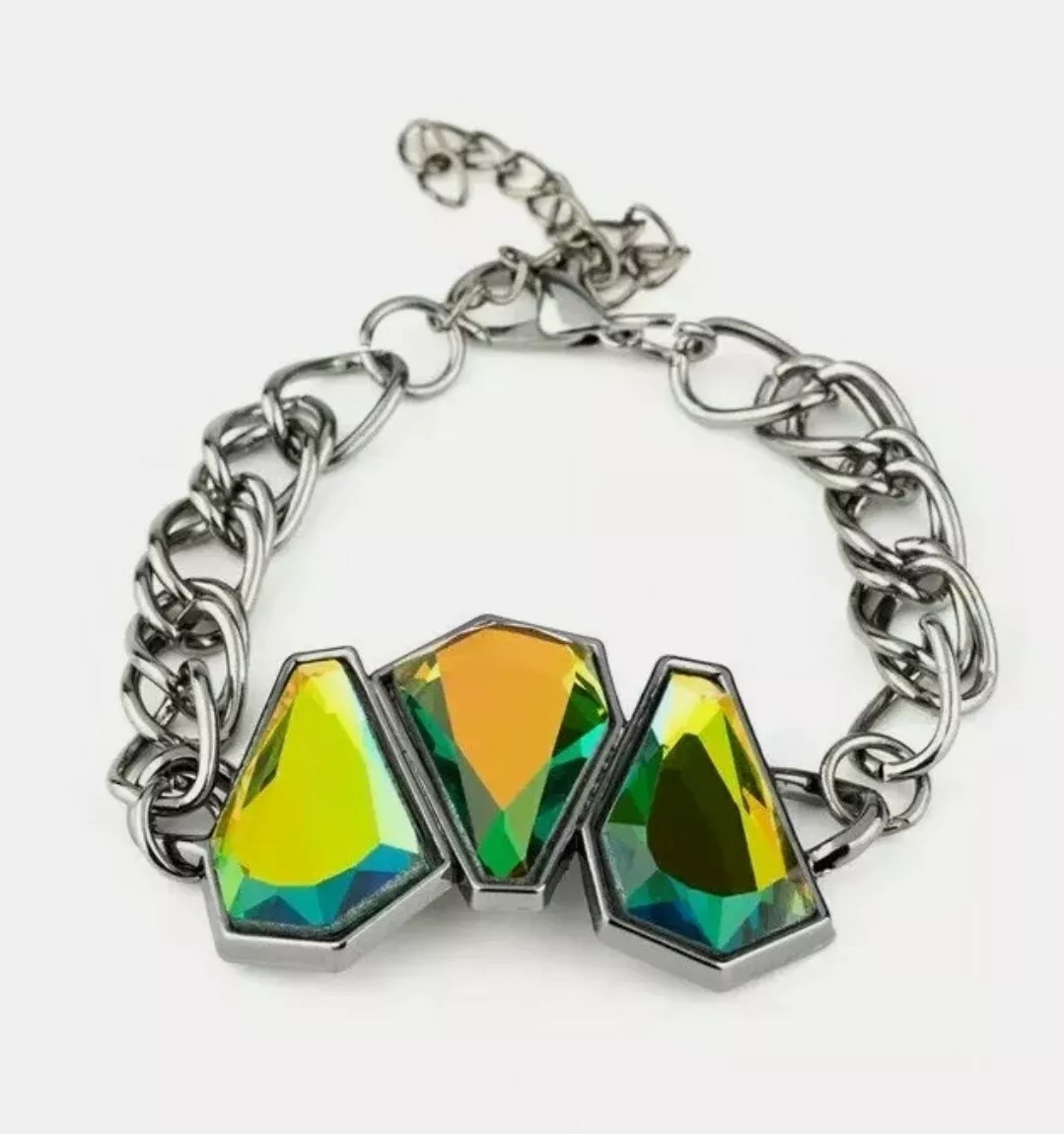 PAPARAZZI Oil Spill Raw Radiance Bracelet VERY HTF Mermaid