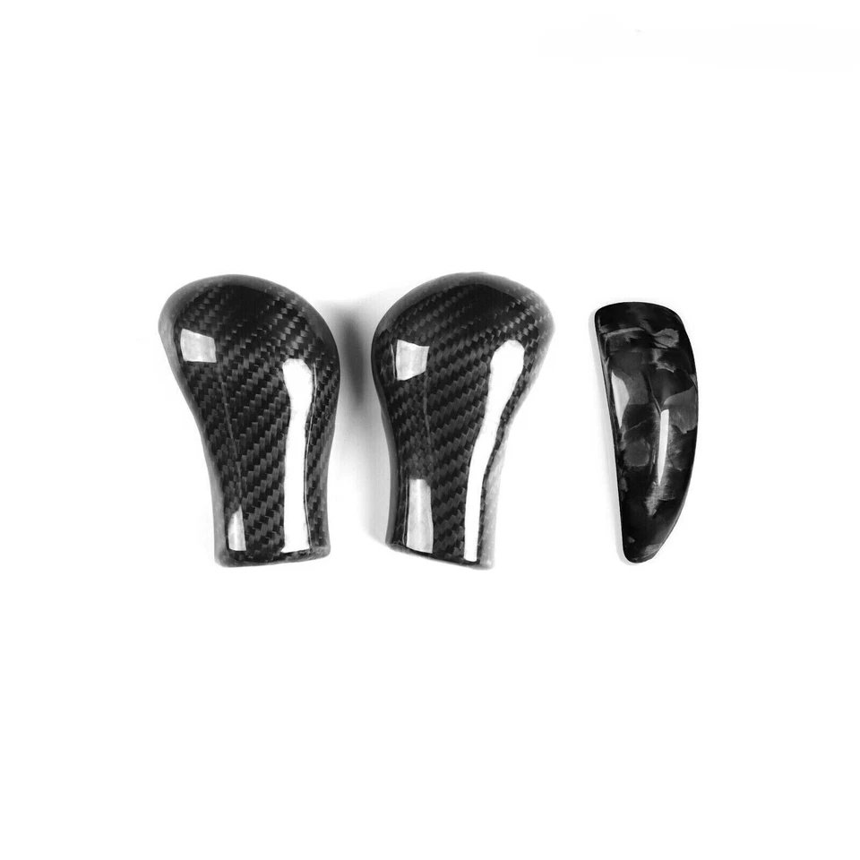 Novo acabamento de tampa de botão de câmbio de engrenagem de fibra de carbono para Infiniti G35 G37 FX35 QX70 QX50 - Imagem 2 de 4