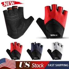 Cycling Gloves Half Finger Breathable Gel Pad Mountain Bike Bicycle Riding Glove