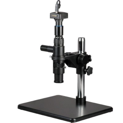 AmScope 11X-80X Inspection Zoom Microscope + Coaxial Light + 5MP Digital Camera