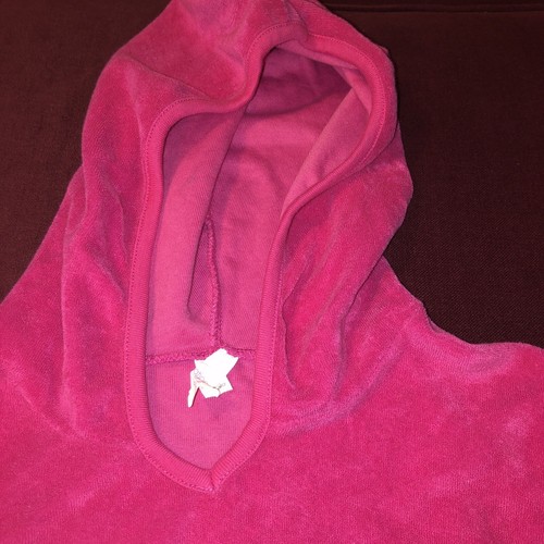 Girl’s Pink Xhilaration XL-14/16 Pink Swim Coverup, W/Hood & Pockets - Picture 6 of 12