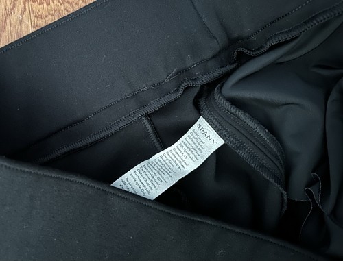 $148 SPANX SPANXsmooth PerfectFit Ponte Slim Straight Pants Black 1X Petite - Picture 11 of 11