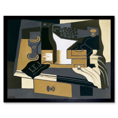 Juan Gris Le Moulin A Cafe Kunstdruck gerahmt 12x16