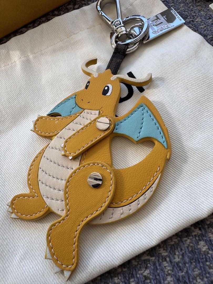 FENDI×FRGMT×POKÉMON Fendi Pokemon Dragonite Cairyu key charm New