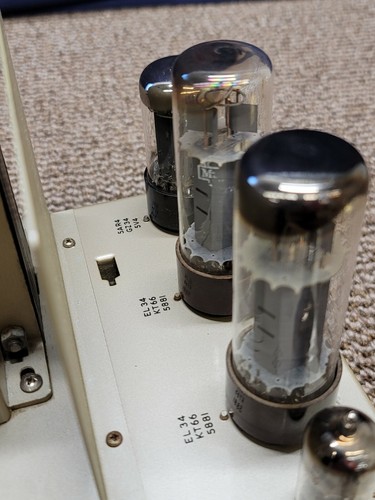 LEAK TL/25 Plus Monoblock Power Amp Tube Amplifier 25 Watts Mullard Tubes 1958 - Picture 7 of 12