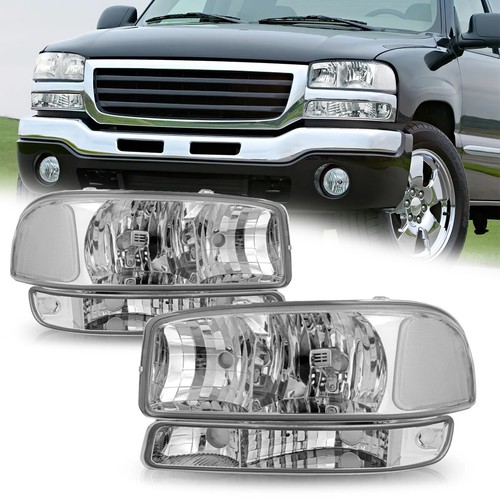 for-1999-2007-gmc-sierra-1500-2500-headlights-assembly-chrome-housing