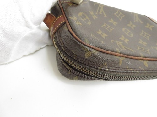 Authentic Louis Vuitton Monogram Marly Dragonne PM Clutch Bag #42493 - Picture 12 of 17